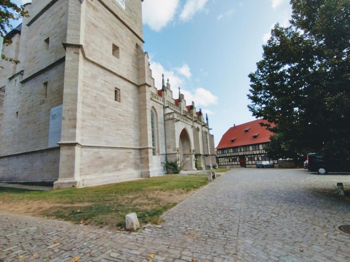 Pension Bergstube Bad Langensalza Exteriör bild