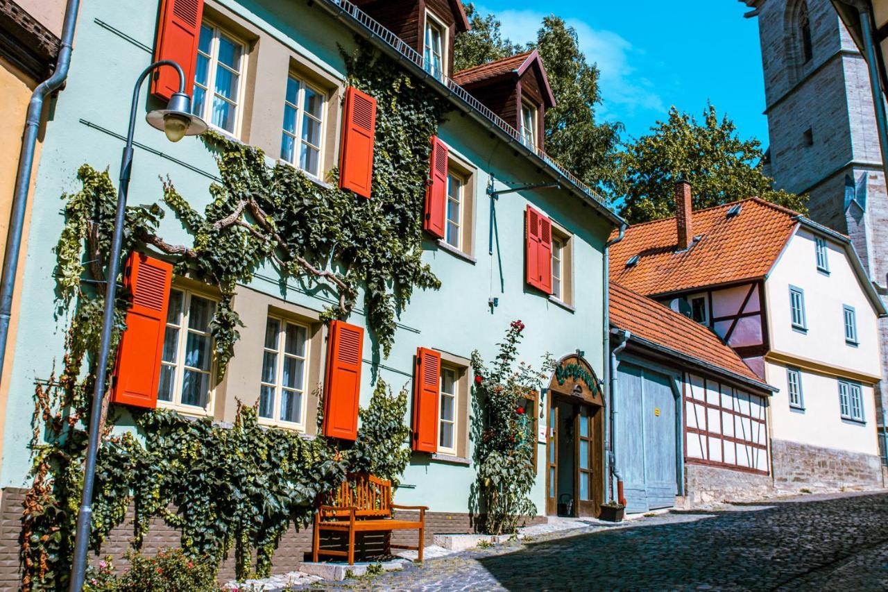 Pension Bergstube Bad Langensalza Exteriör bild