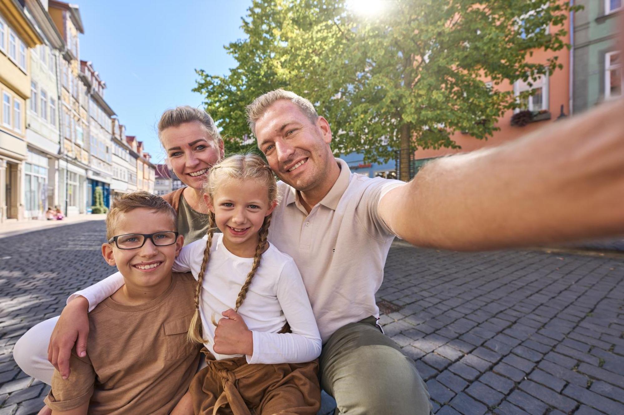 Pension Bergstube Bad Langensalza Exteriör bild