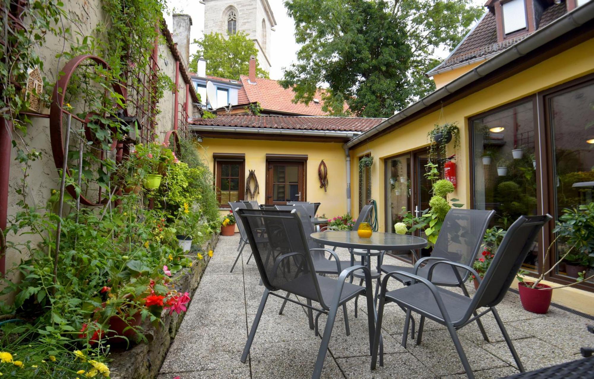 Pension Bergstube Bad Langensalza Exteriör bild